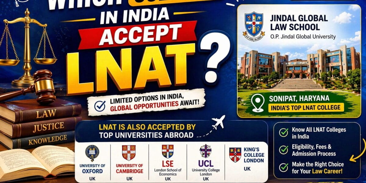 Which colleges in India accept LNAT